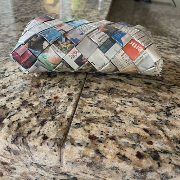 Ecoist Recycled Newspaper Wristlet - Picture 3 of 5